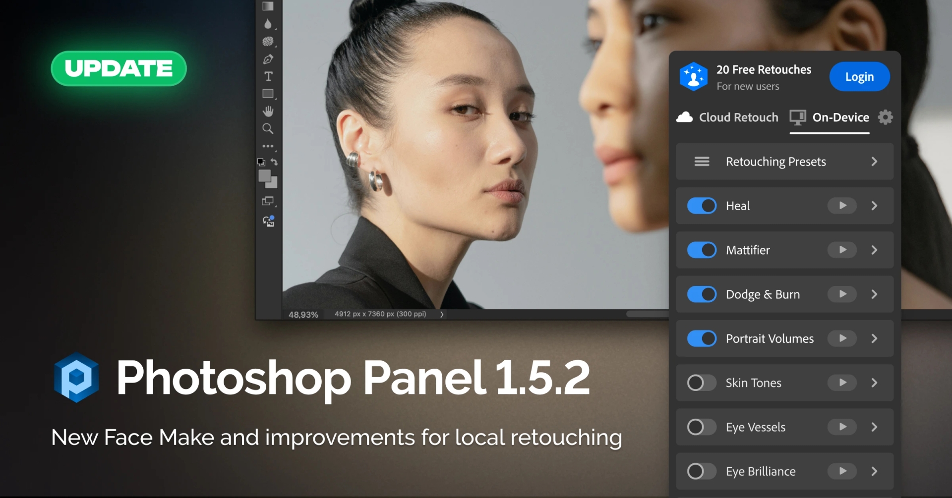 Retouch4me Photoshop Panel v1.52 Update